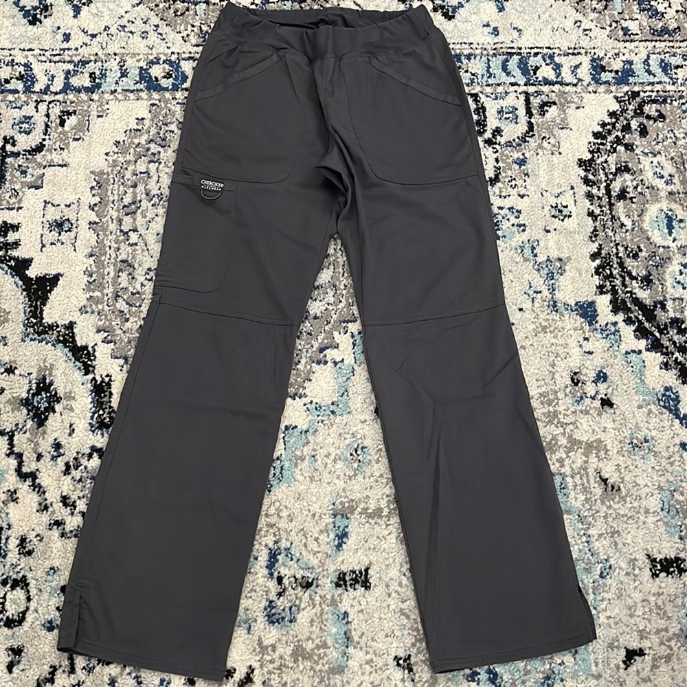 💰 3 for $25 🏷 Women Cherokee Workwear Pewter Scrub Pants XS